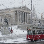 Digital Nomad snowing